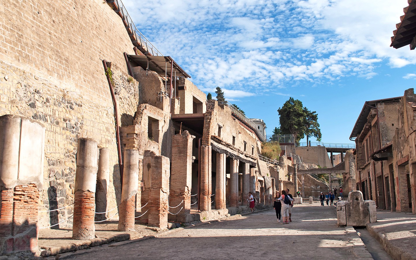 Roman city of Herculaneum, Italy