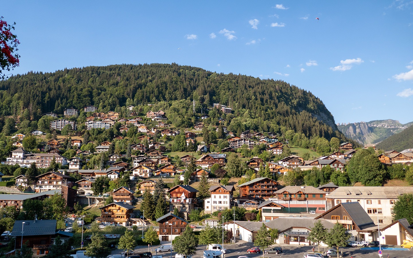 Morzine town centre, French Alps