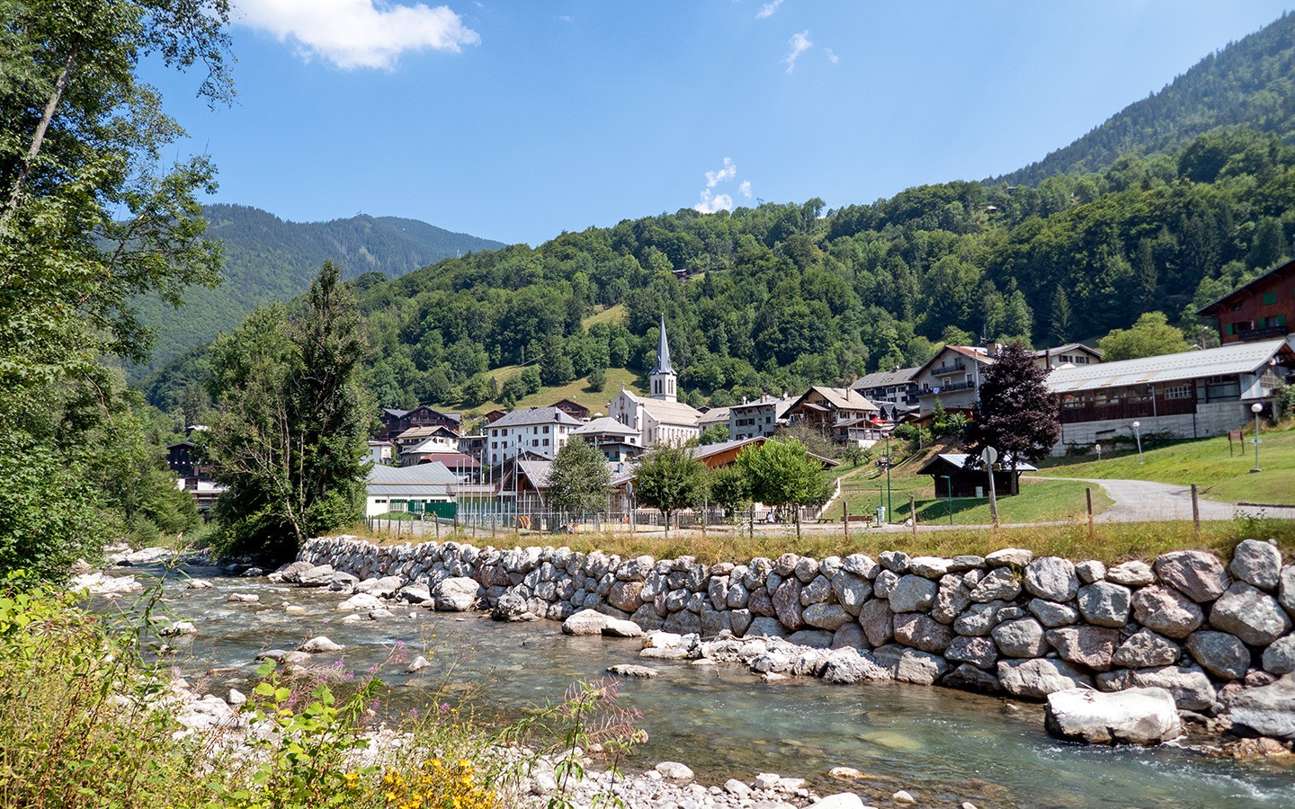 St Jean d’Aulps in Portes du Soleil, France