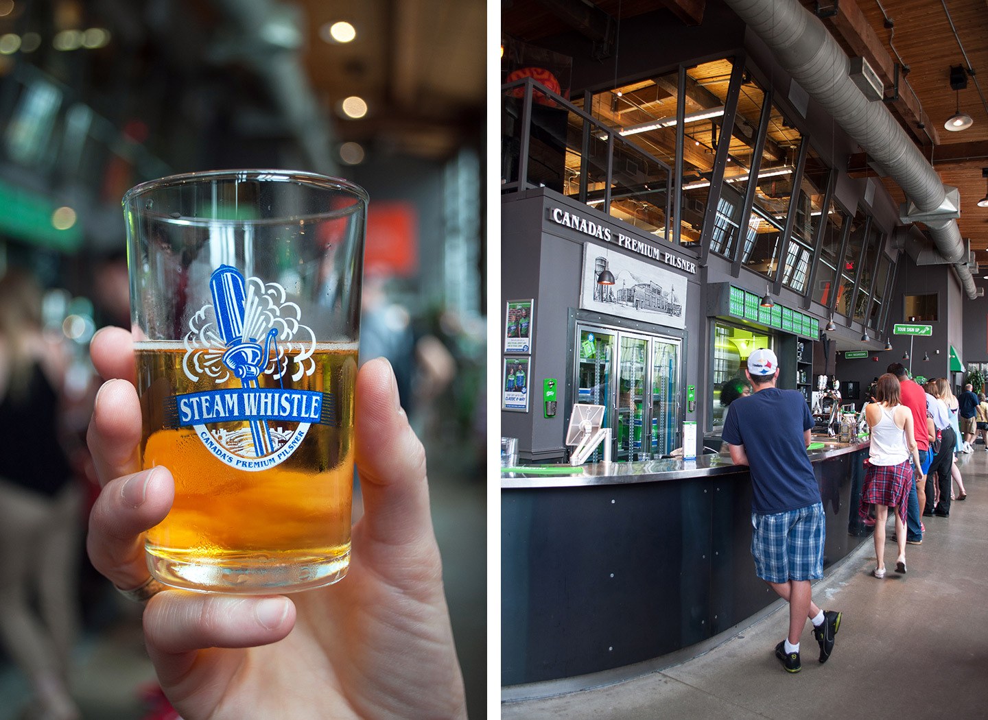Steam Whistle Brewing in Toronto, Canada