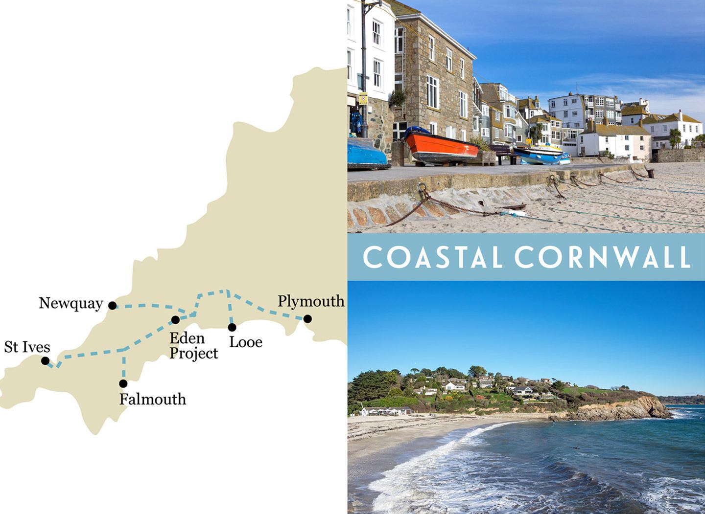 Cornish coast rail trip itinerary