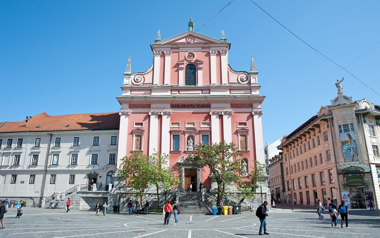Ljubljana old town church