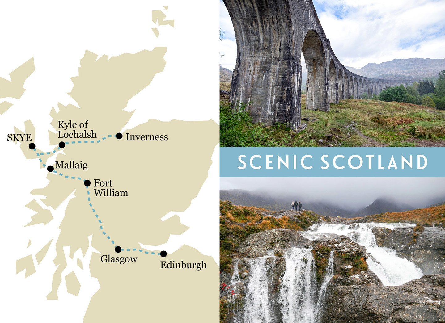 Britain by train: Scotland one-week rail trip route