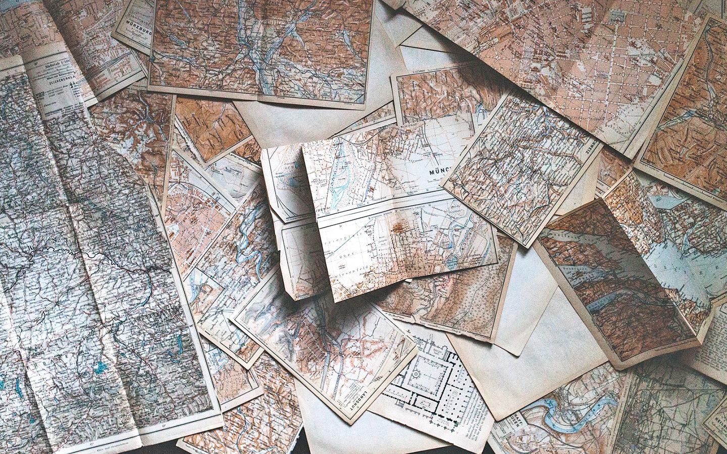 Vintage maps