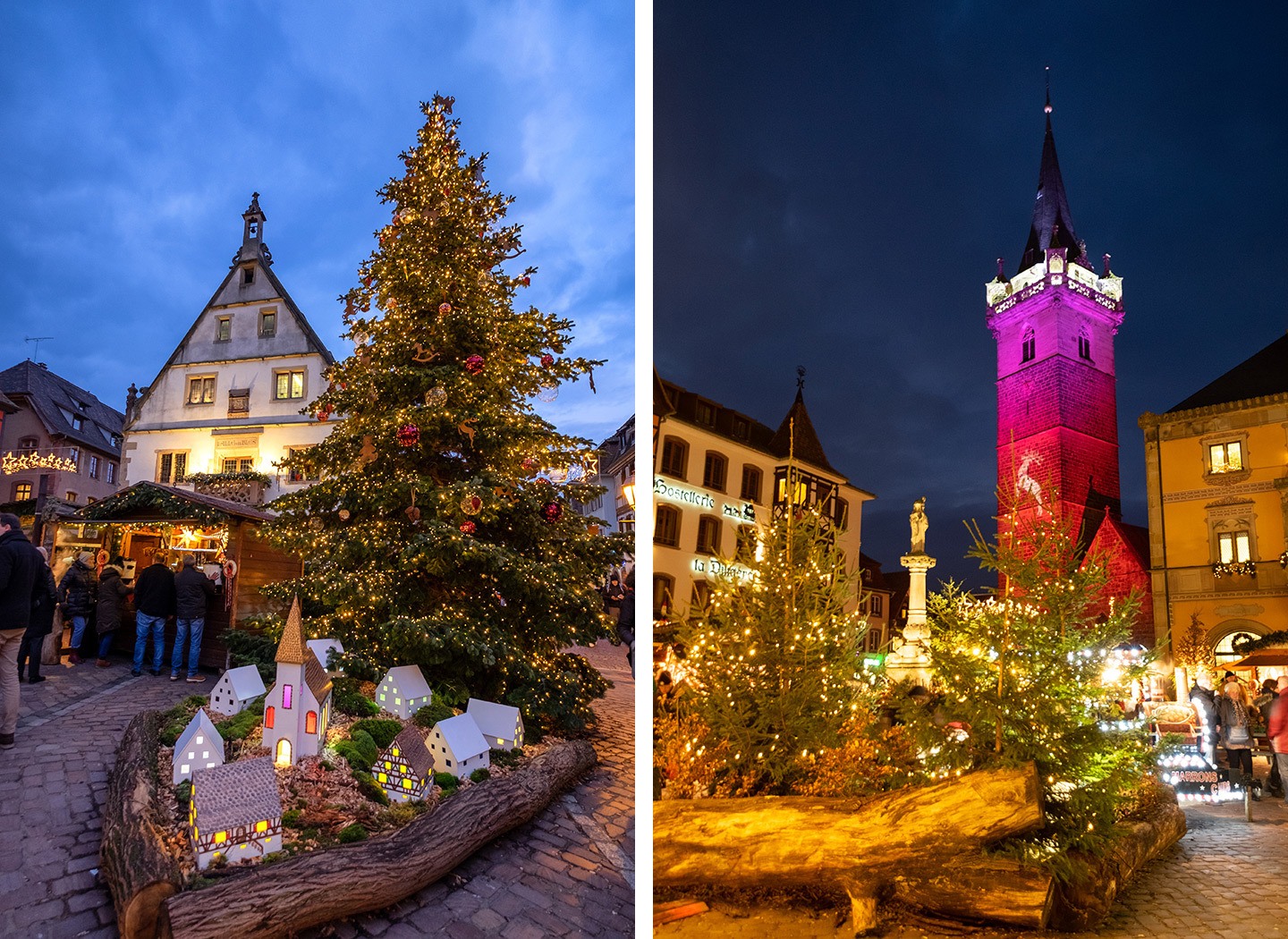 Obernai Christmas markets in the Alsace, France