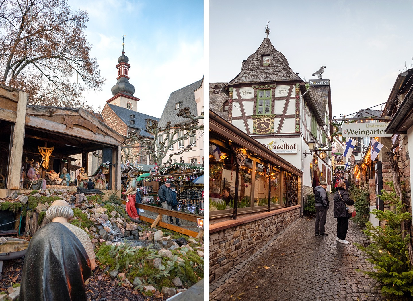 Rüdesheim am Rhein Christmas market, Germany