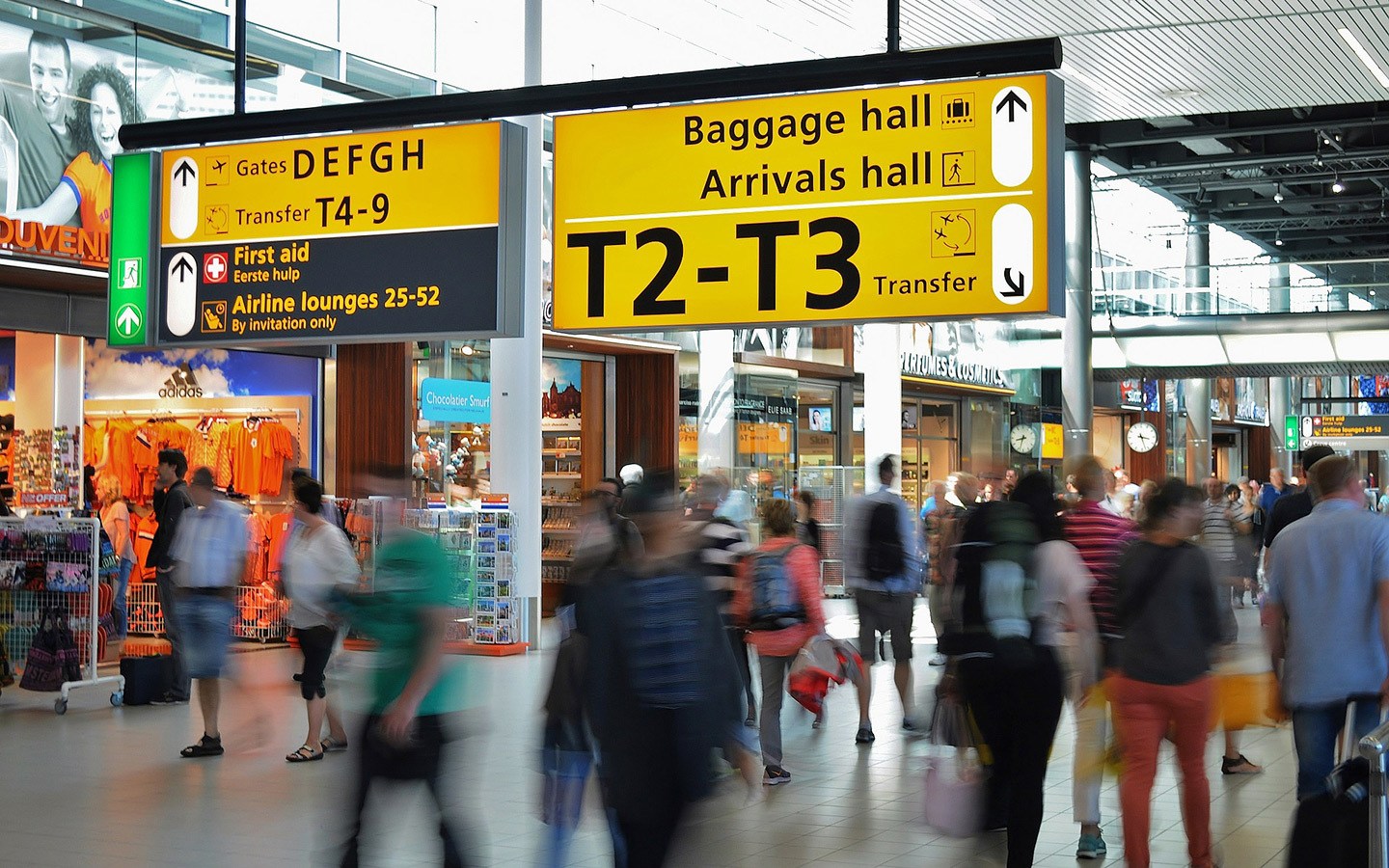Airport arrivals