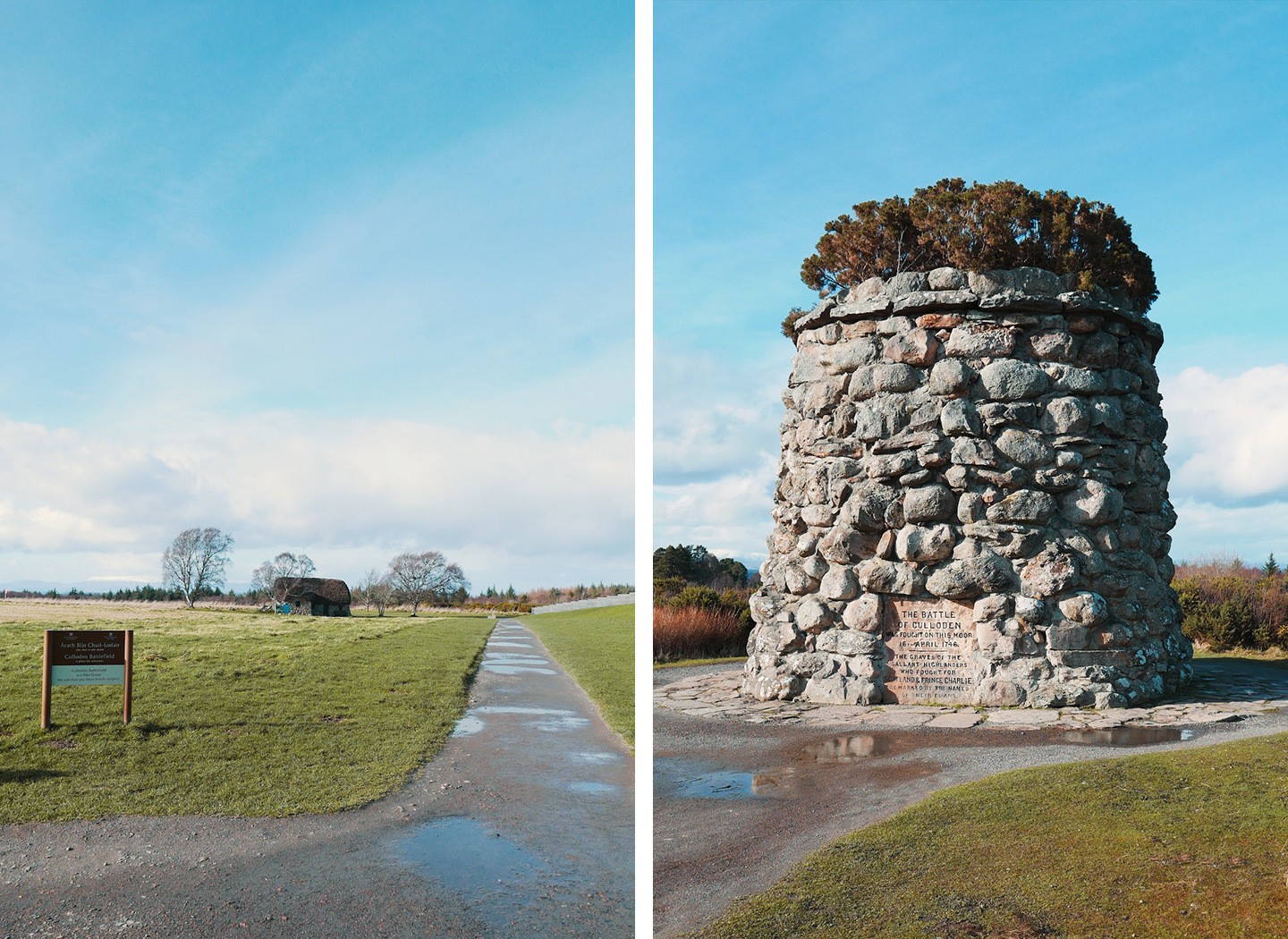 Culloden Battlefield in Inverness, Scotland