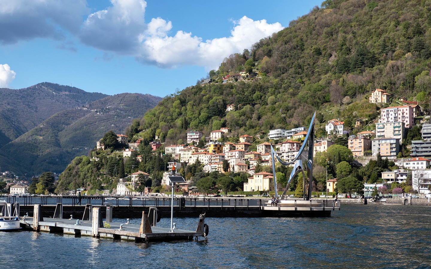 The Life Electric sculpture in Como Italy