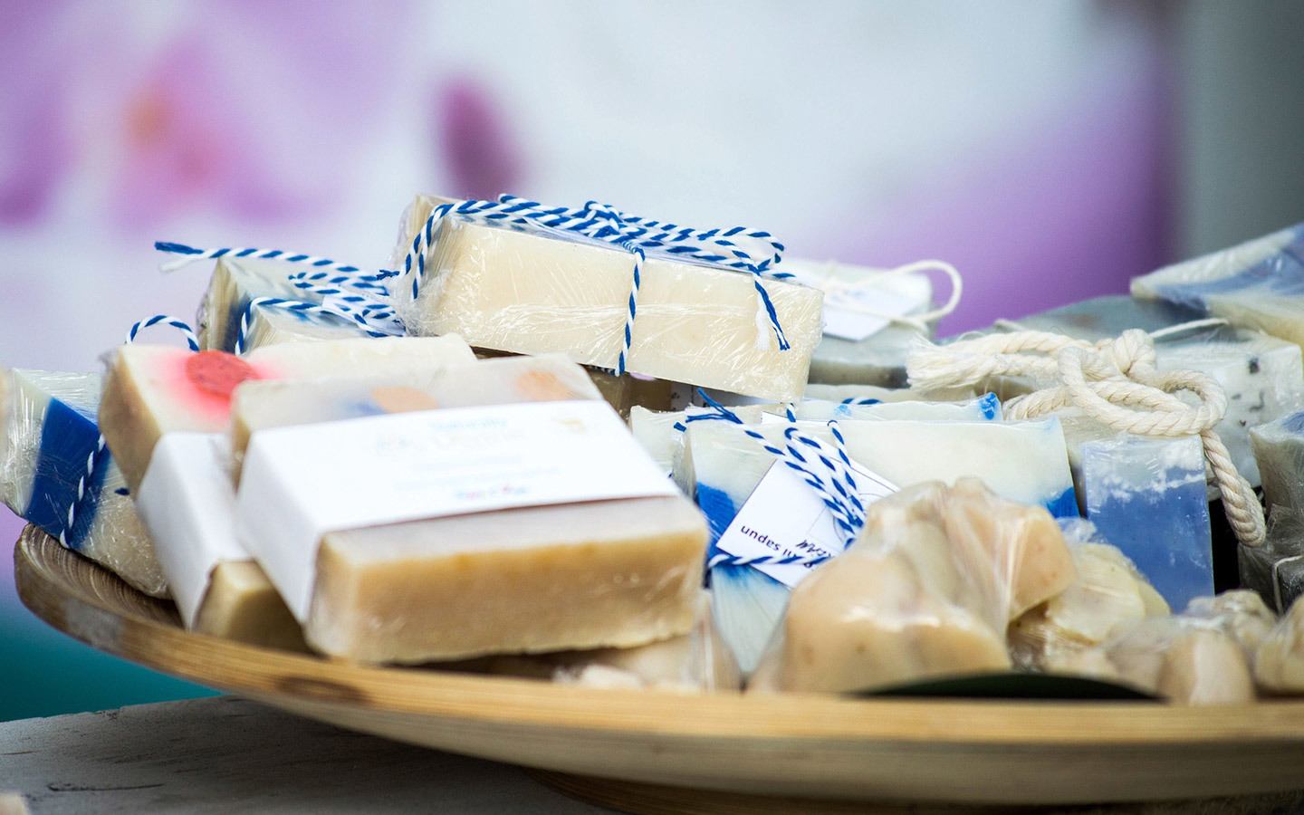 Handmade soap bars