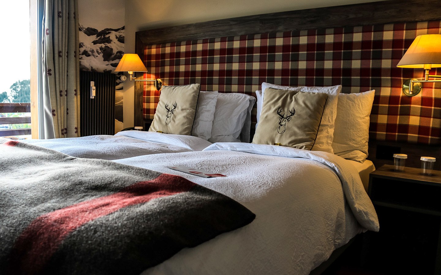 Room at the Hotel Bristol in Verbier