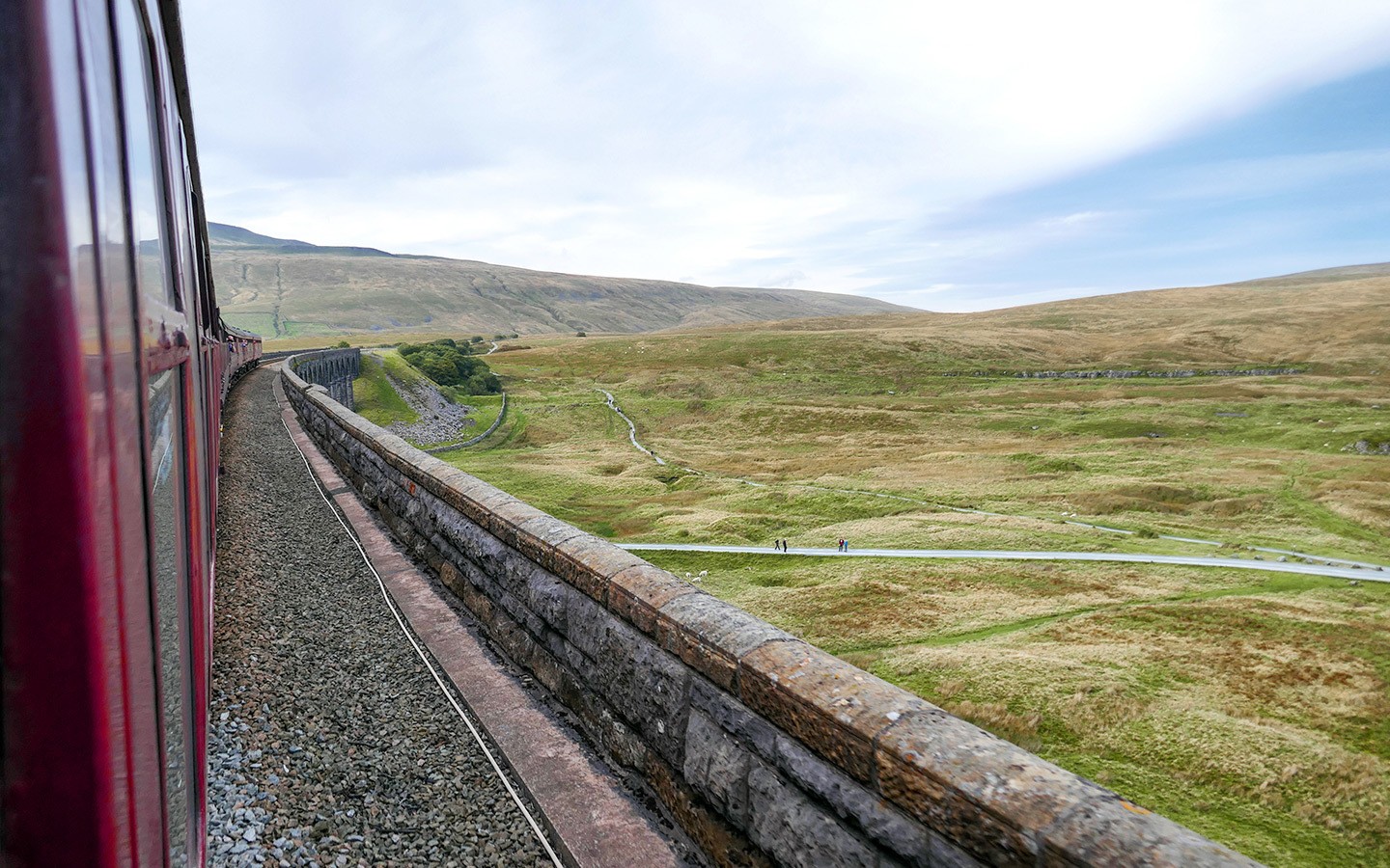 The Ribblehead Viaduct on the Settle to Carlisle Railway