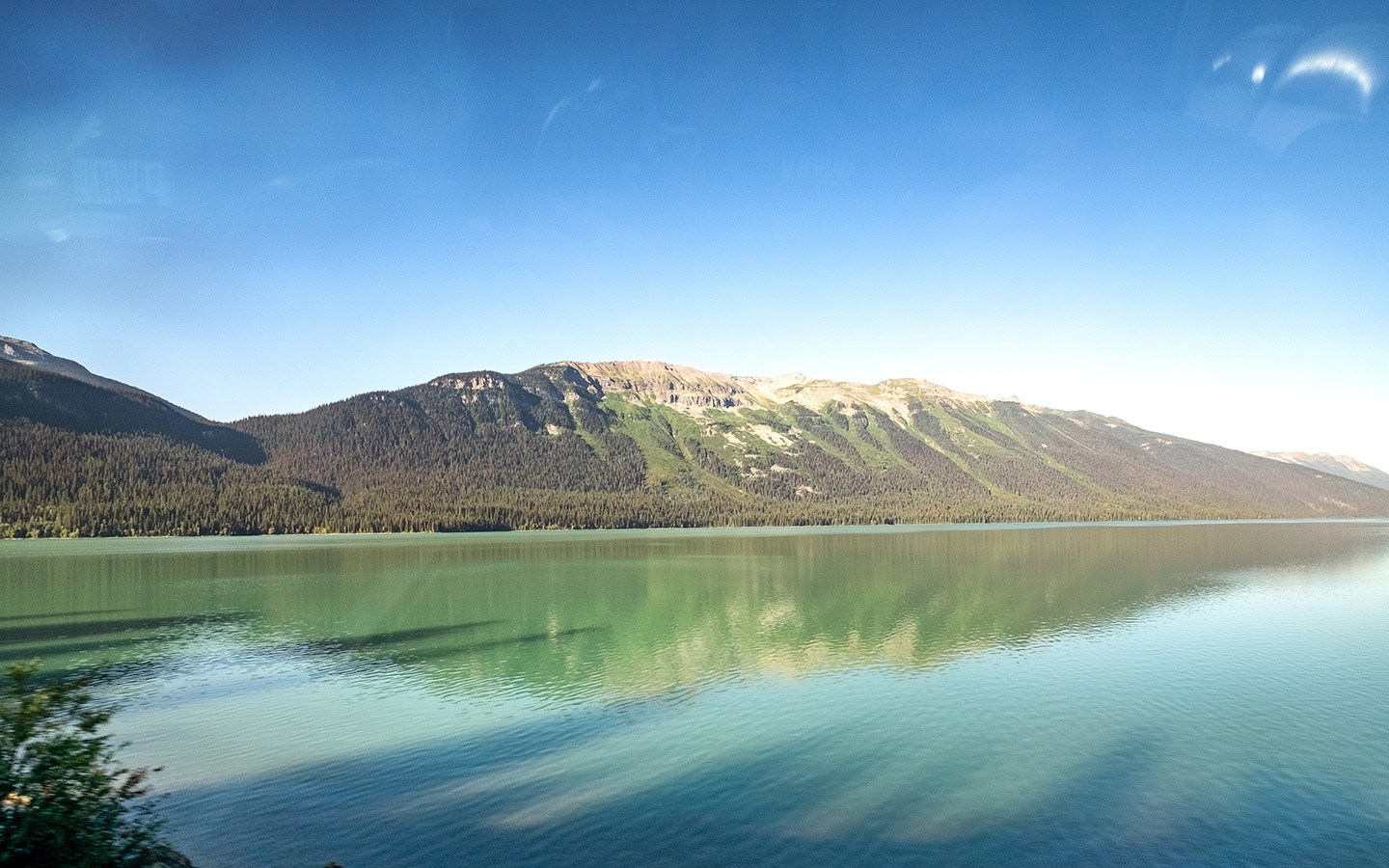 The Canadian train from Vancouver to Jasper