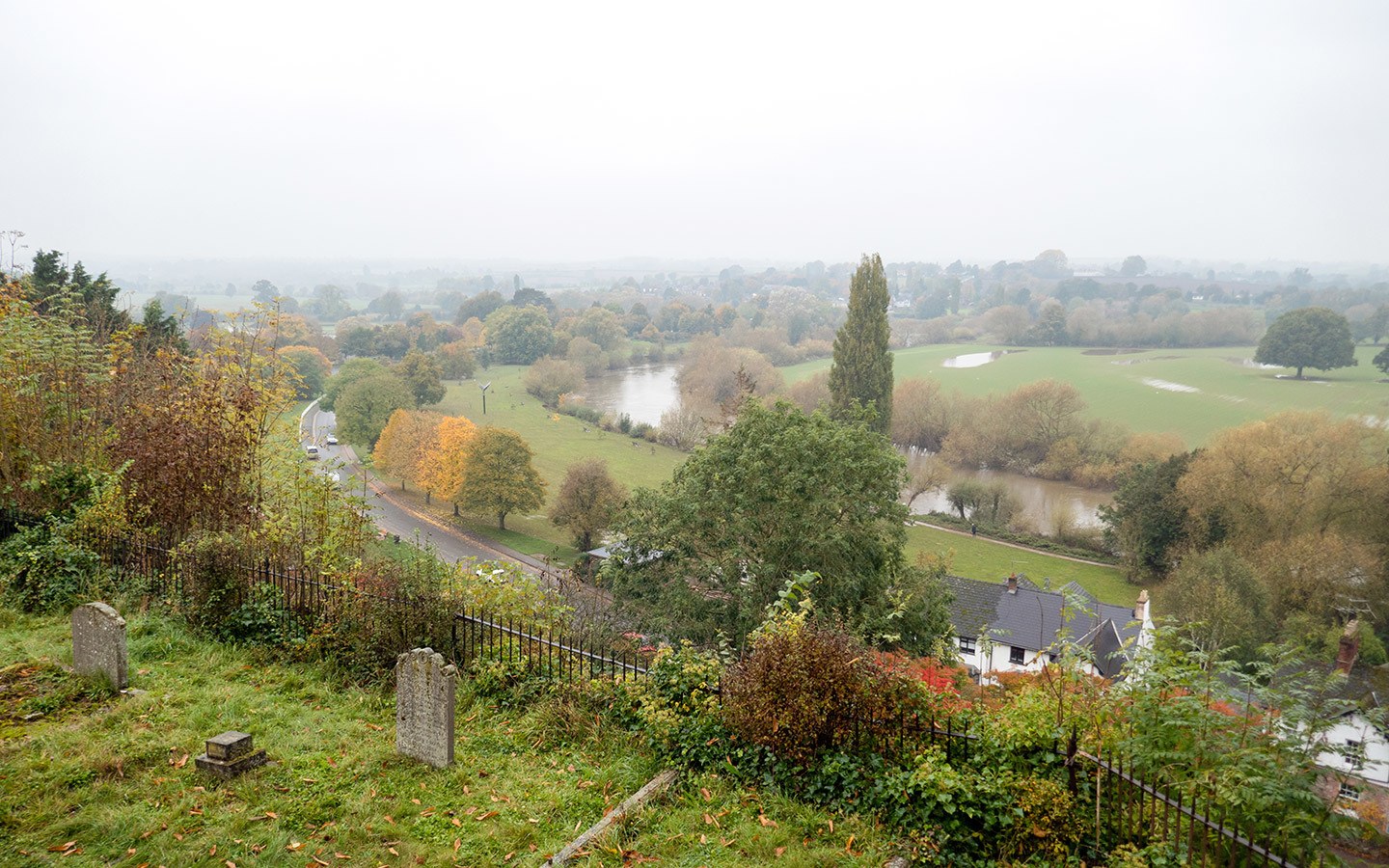 The Prospect, a public garden by St Mary’s Church in Ross-on-Wye