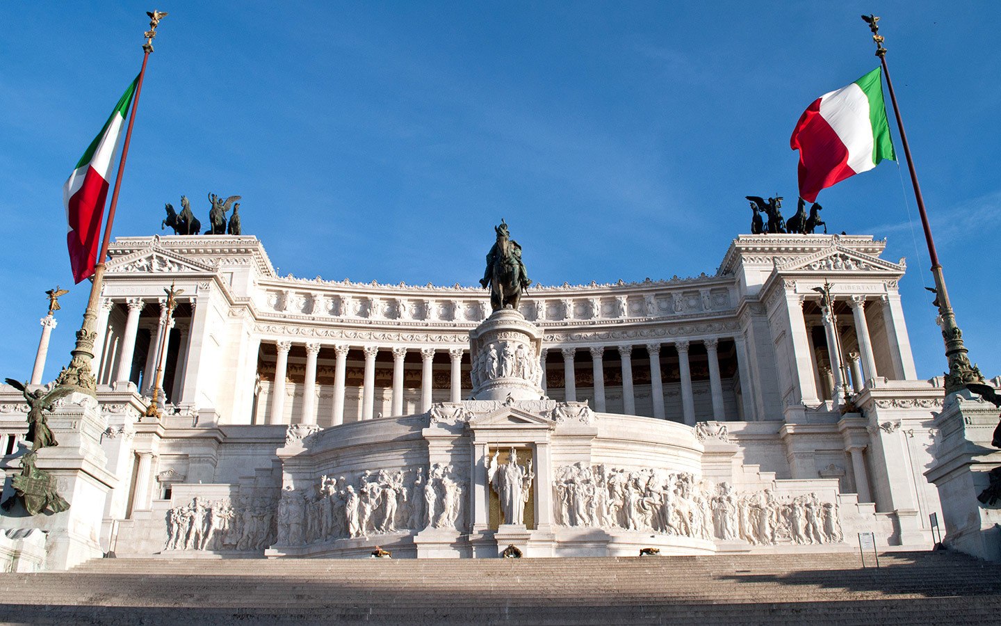 a Vittorio Emanuele II emlékmű Rómában