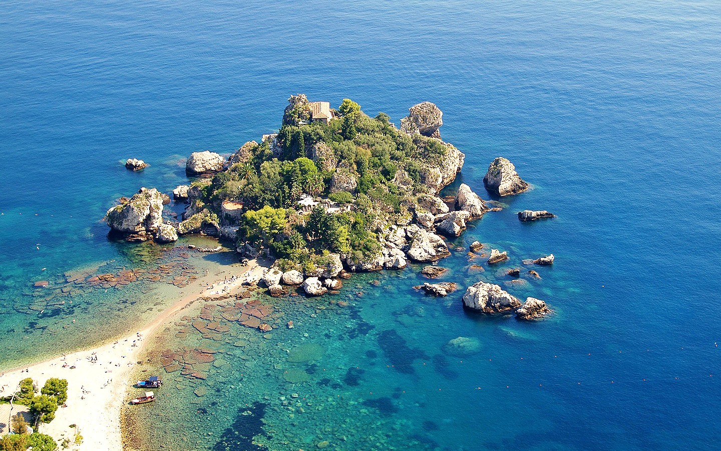 Isola Bella in Taormina, Sizilien