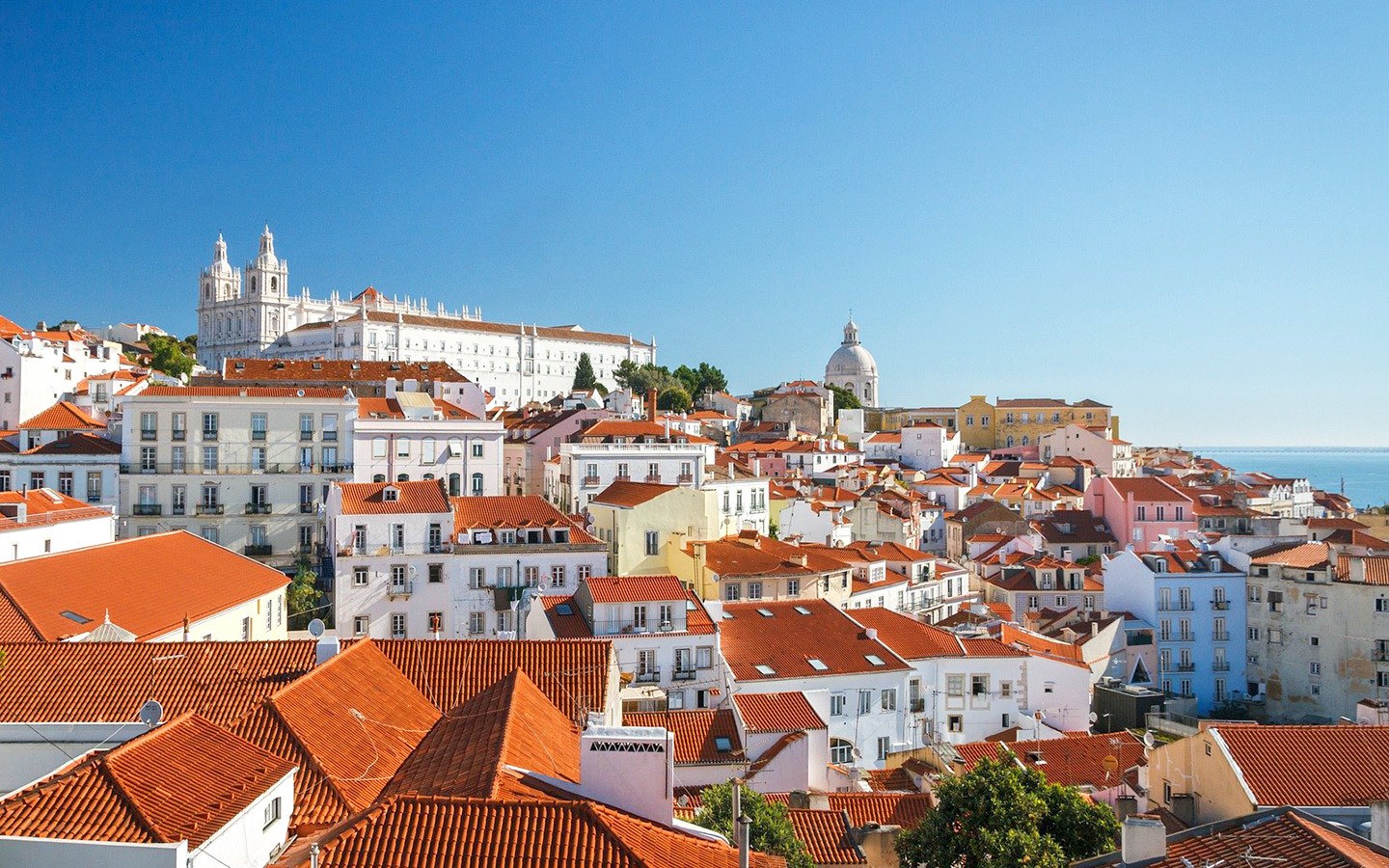 uitzicht over Lissabon, Portugal