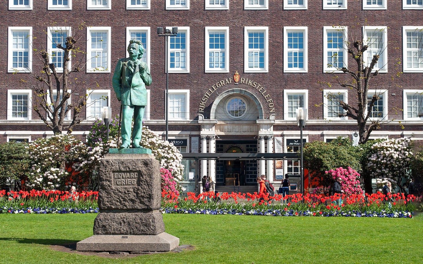 Grieg statue in Bergen