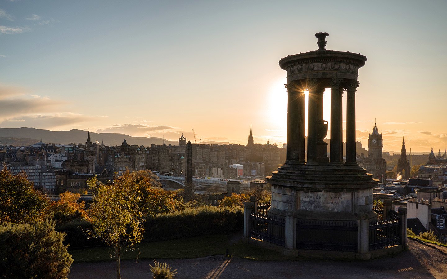 Sunset at Calton Hill, Edinburgh