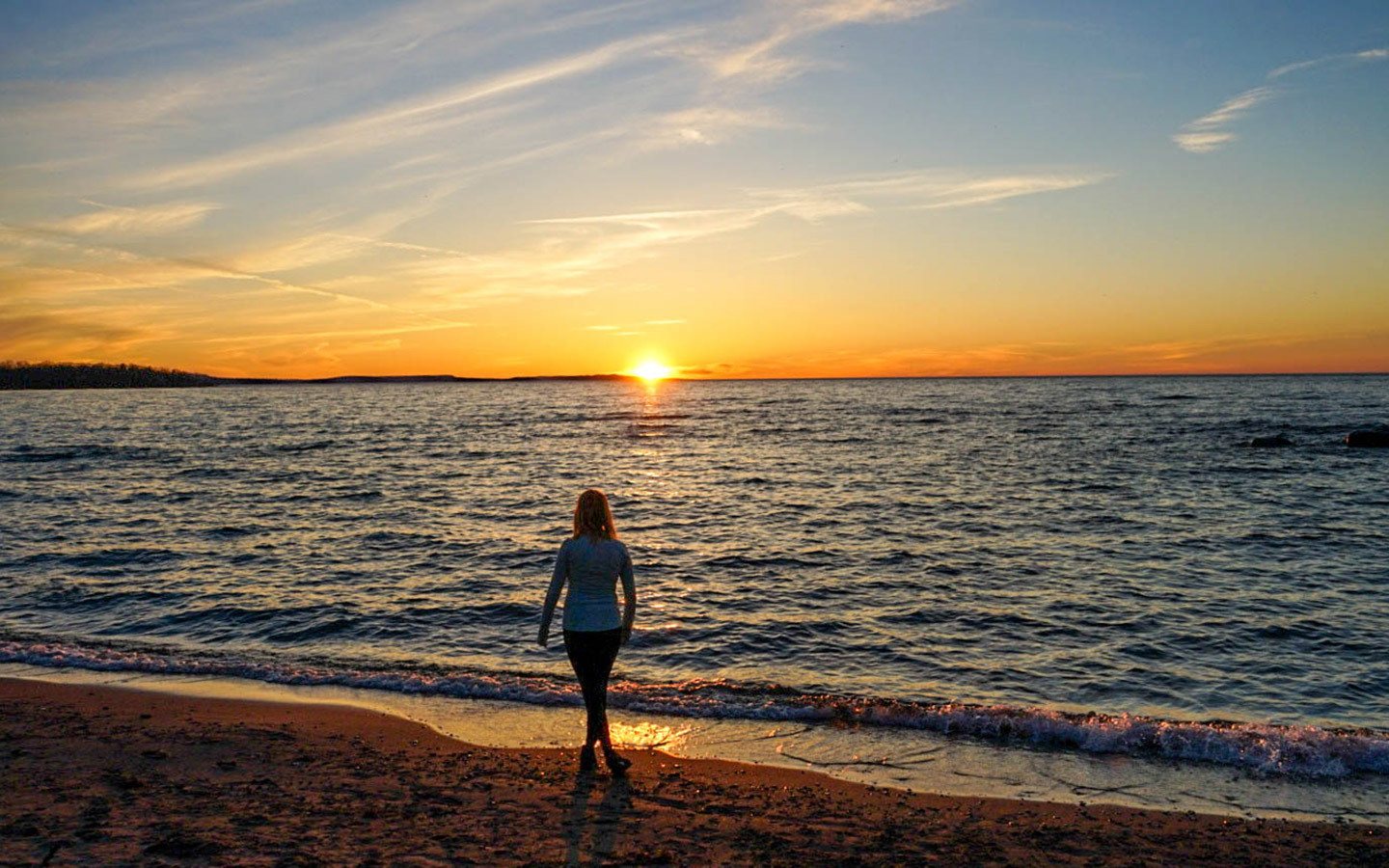 Sunset at Awenda Provincial Park