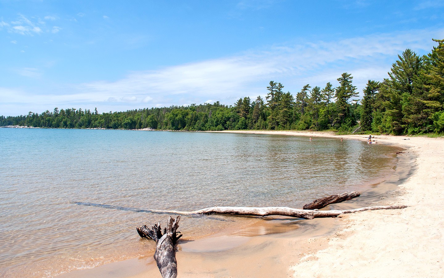 Beach at Lake Superior Provincial Park in Ontario