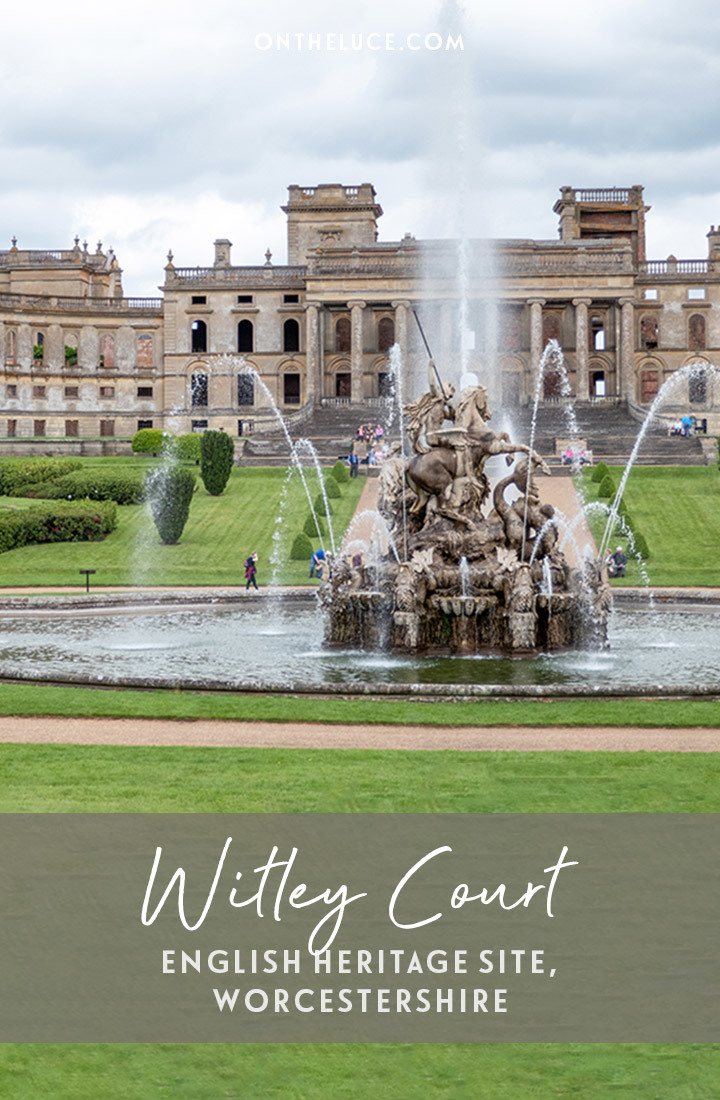 Visiting the English Heritage site of Witley Court and Gardens in Worcestershire – a lavish Victorian country house left ruined by fire which makes a great UK day trip | Days out in England | English Heritage sites | Things to do in Worcestershire