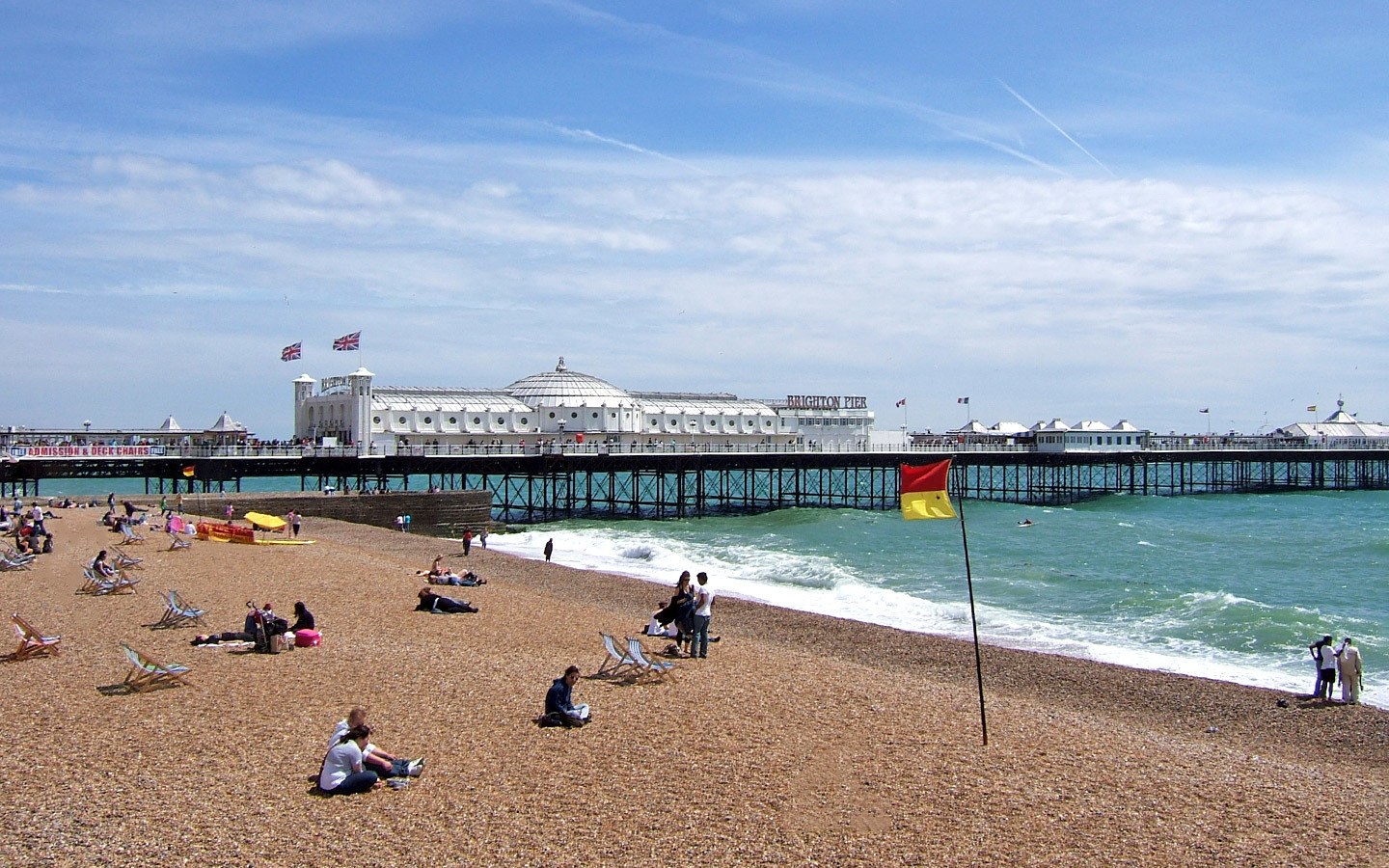 Brighton beach and pier