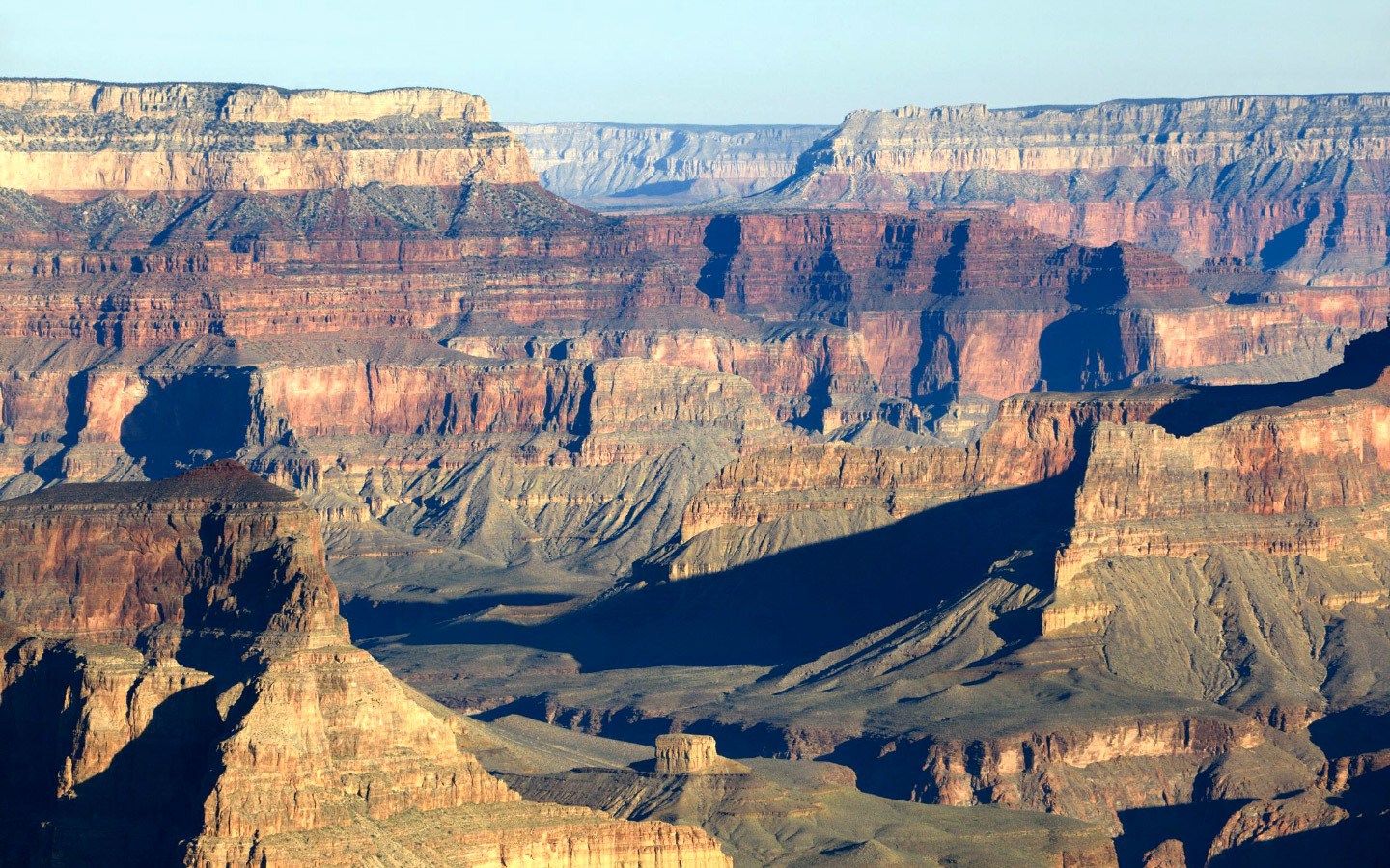 The Grand Canyon South Rim from the Desert View Drive