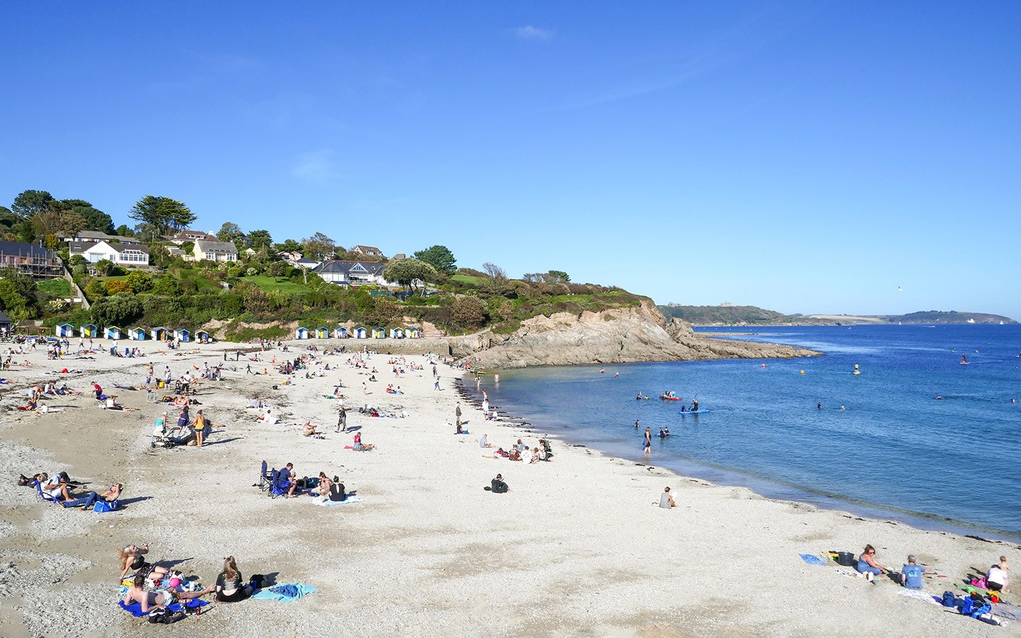 Swanpool Beach in Falmouth, Cornwall