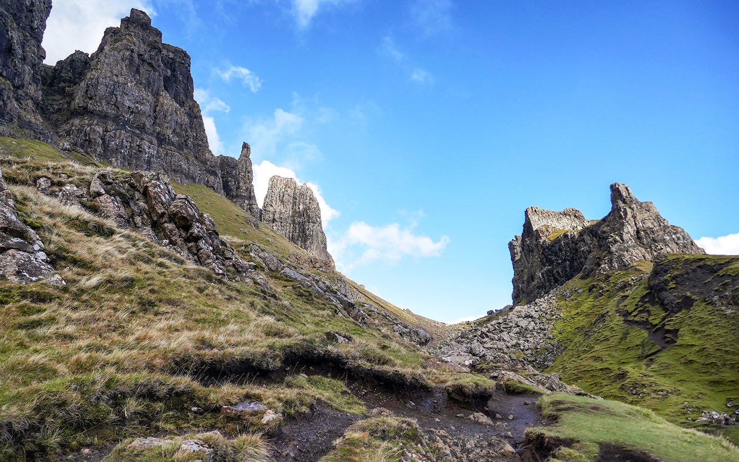 The Quiraing on the Isle of Skye, Scotland