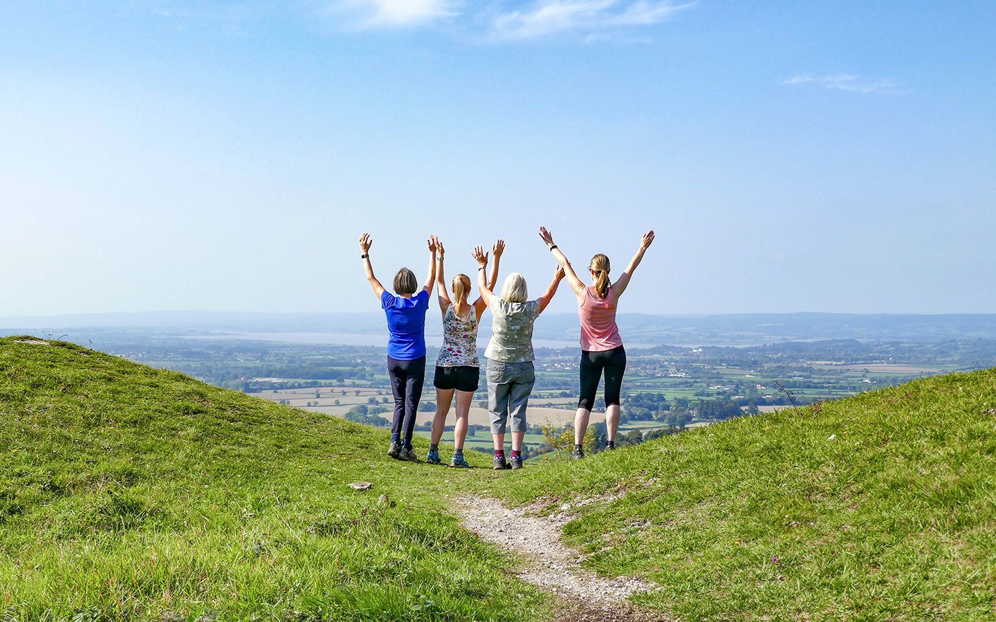 Views from Haresfield Beacon on the Cotswold Way