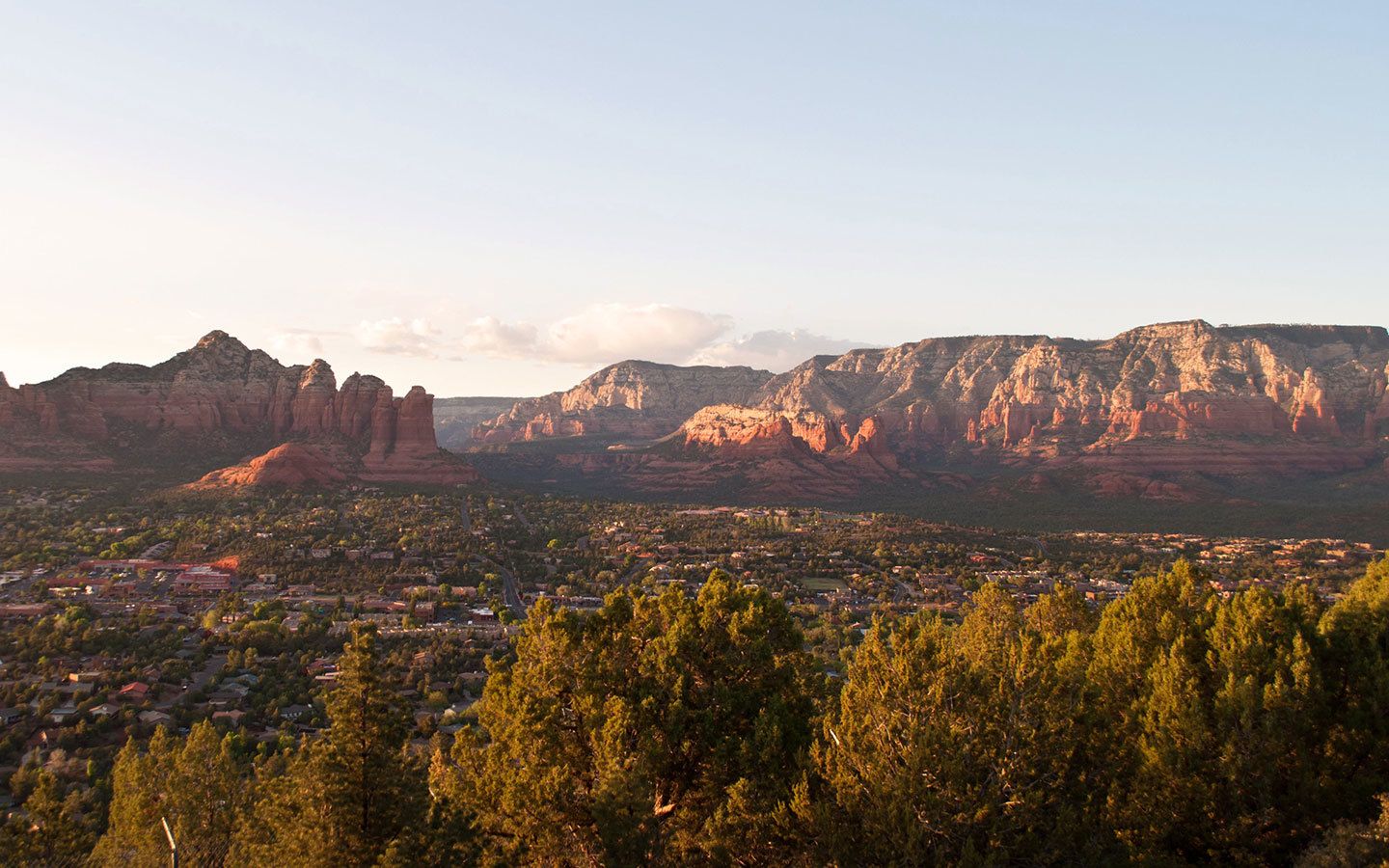 Sunset over Sedona, Arizona