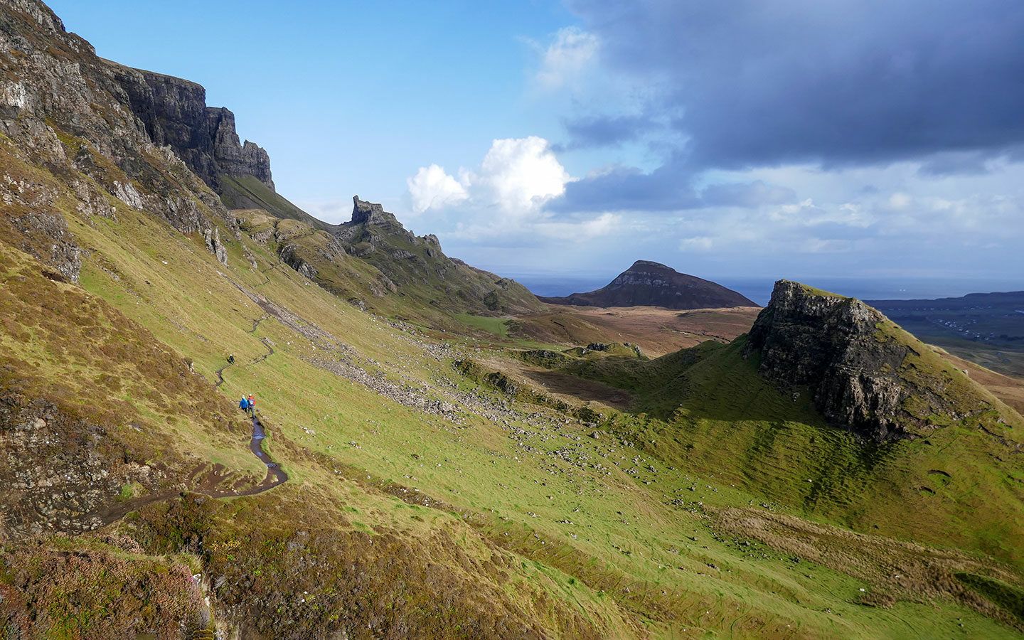 Walking the Quiraing Trail on the Isle of Skye