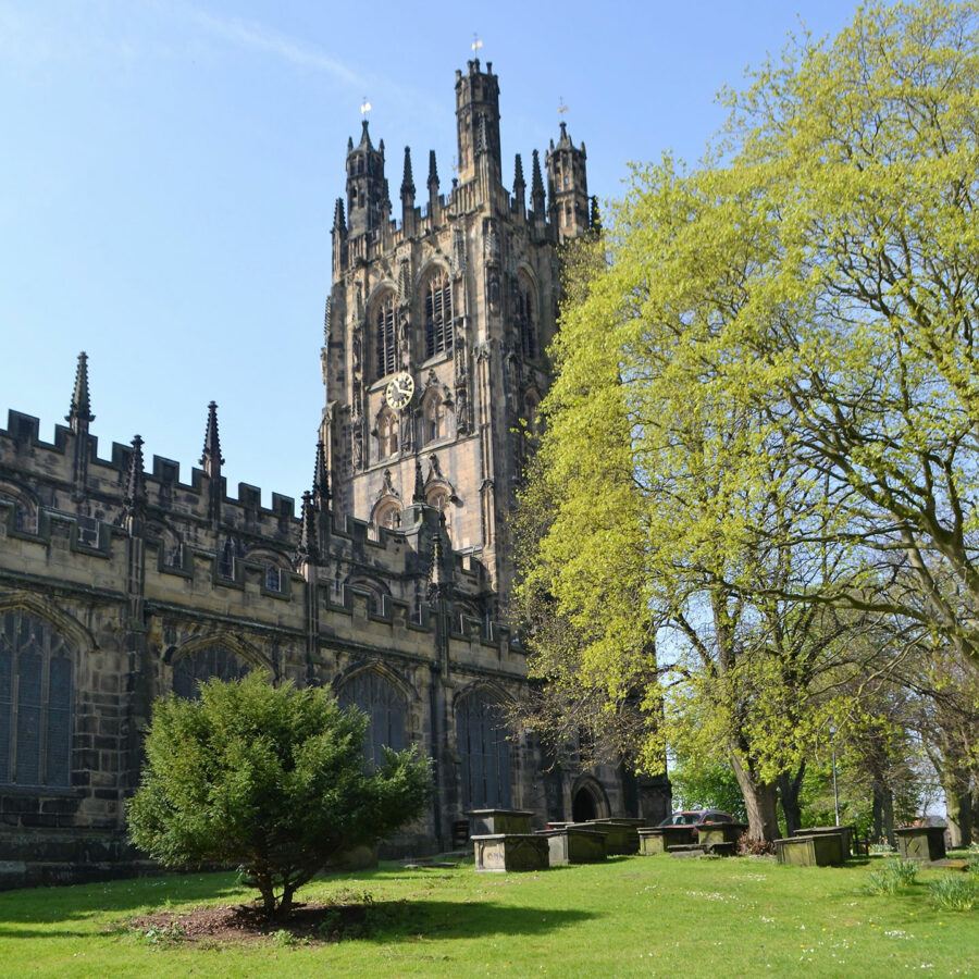 St Giles' Church in Wrexham, Wales