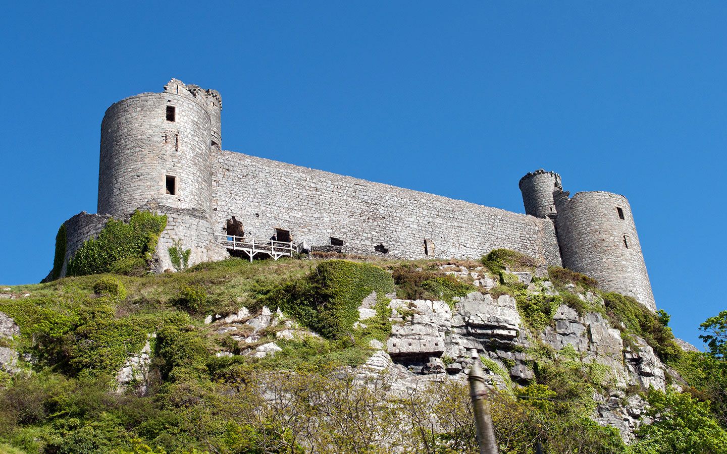 Harlech Castle in North Wales