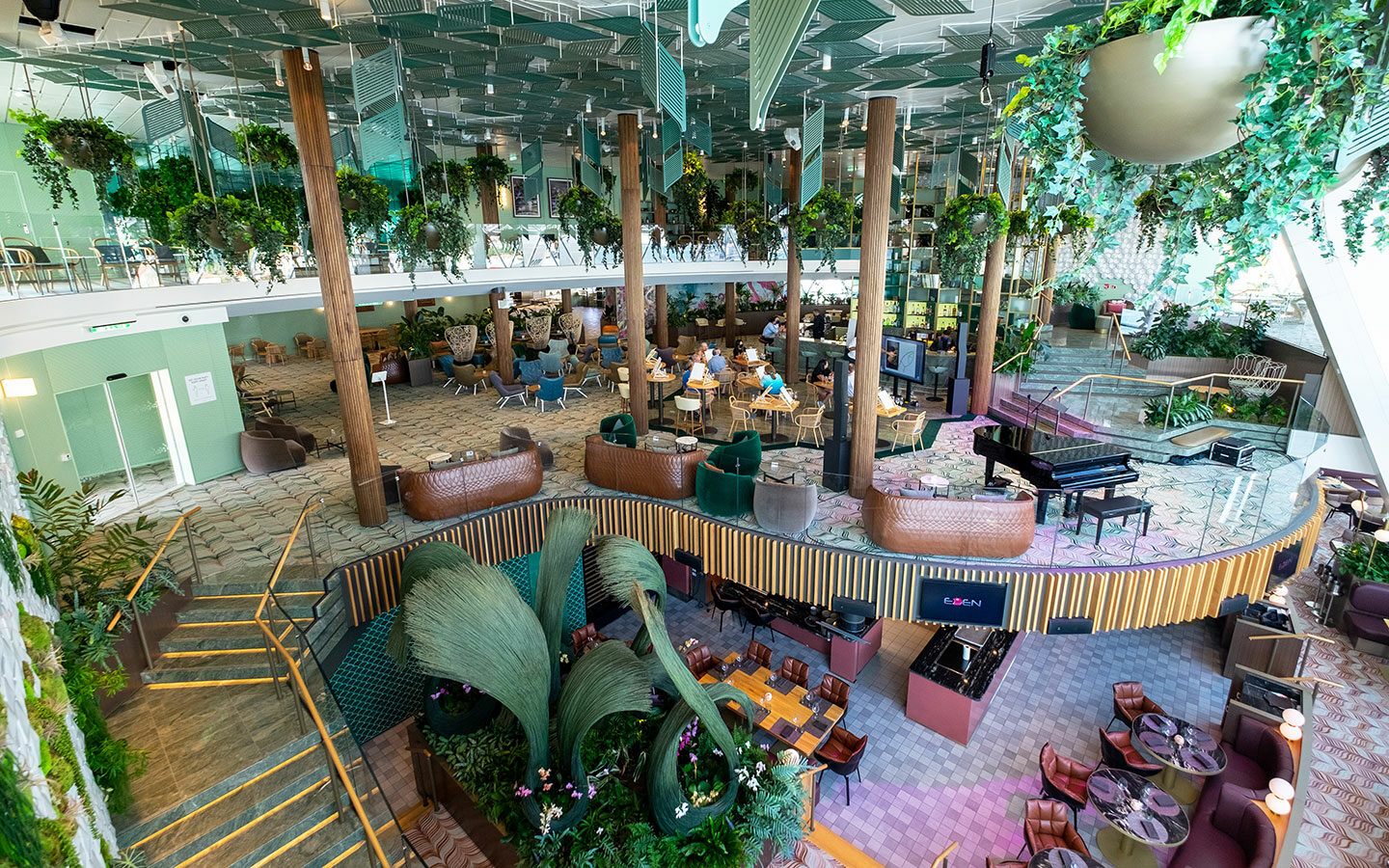 Eden – a new three-storey space on board Celebrity Apex