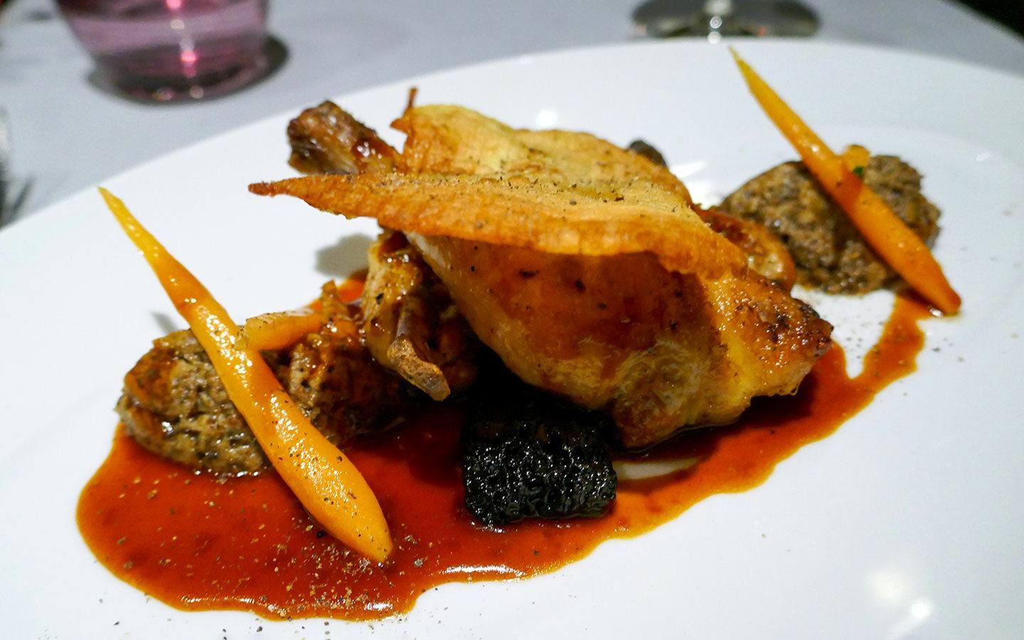 Dining at Luminae at the Retreat, the Celebrity Apex Suite Class restaurant